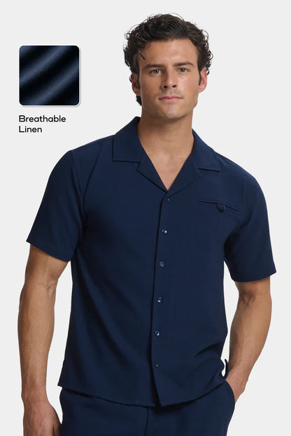 THE REMO NAVY BLUE SHIRT