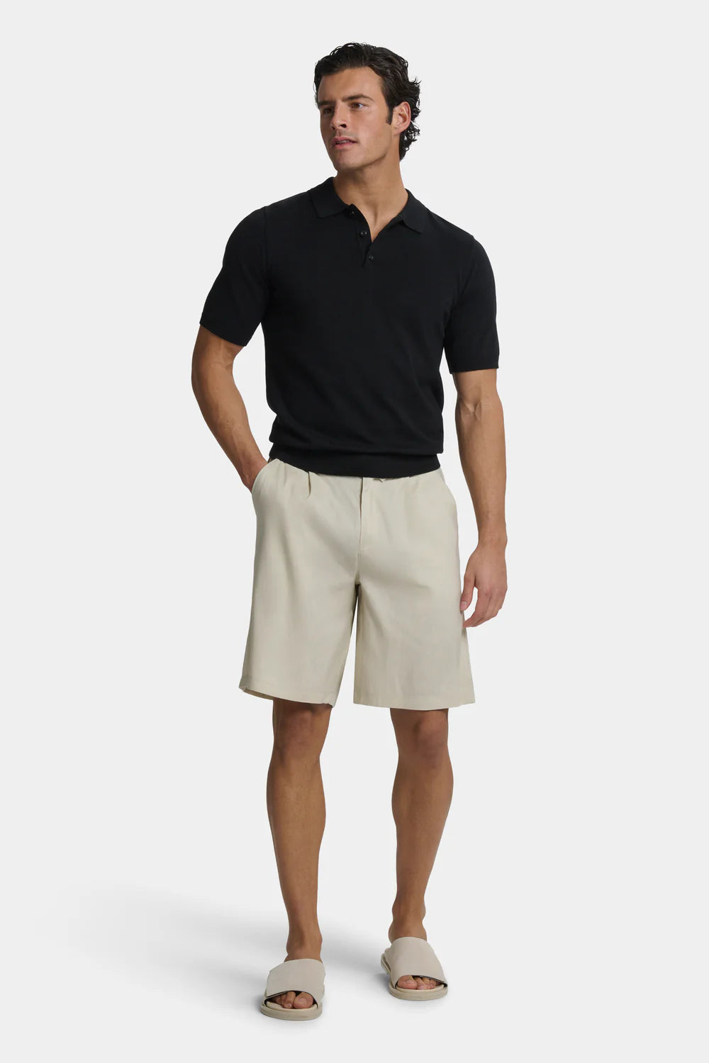 THE DESIO SLIM BLACK T-SHIRT
