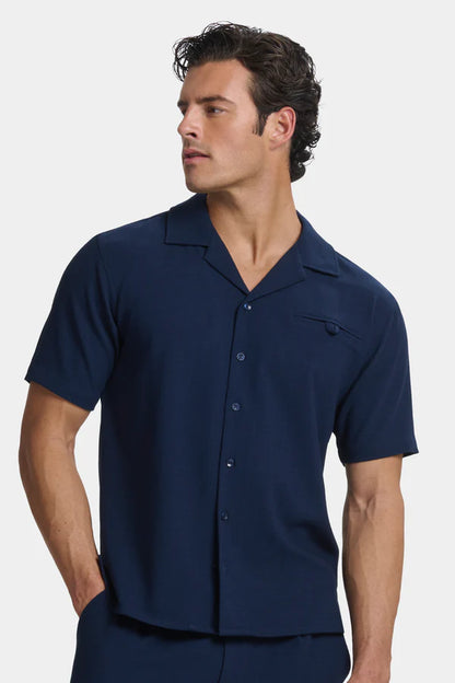 THE REMO NAVY BLUE SHIRT
