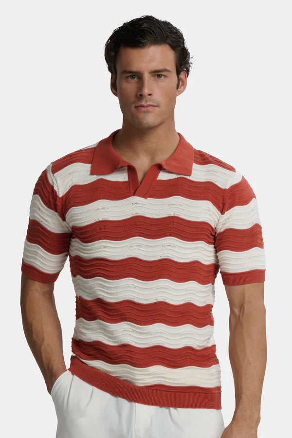 THE MOSSA RED BRICK SHIRT
