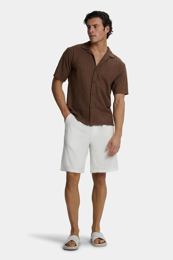 THE TRECCIA BROWN SHIRT