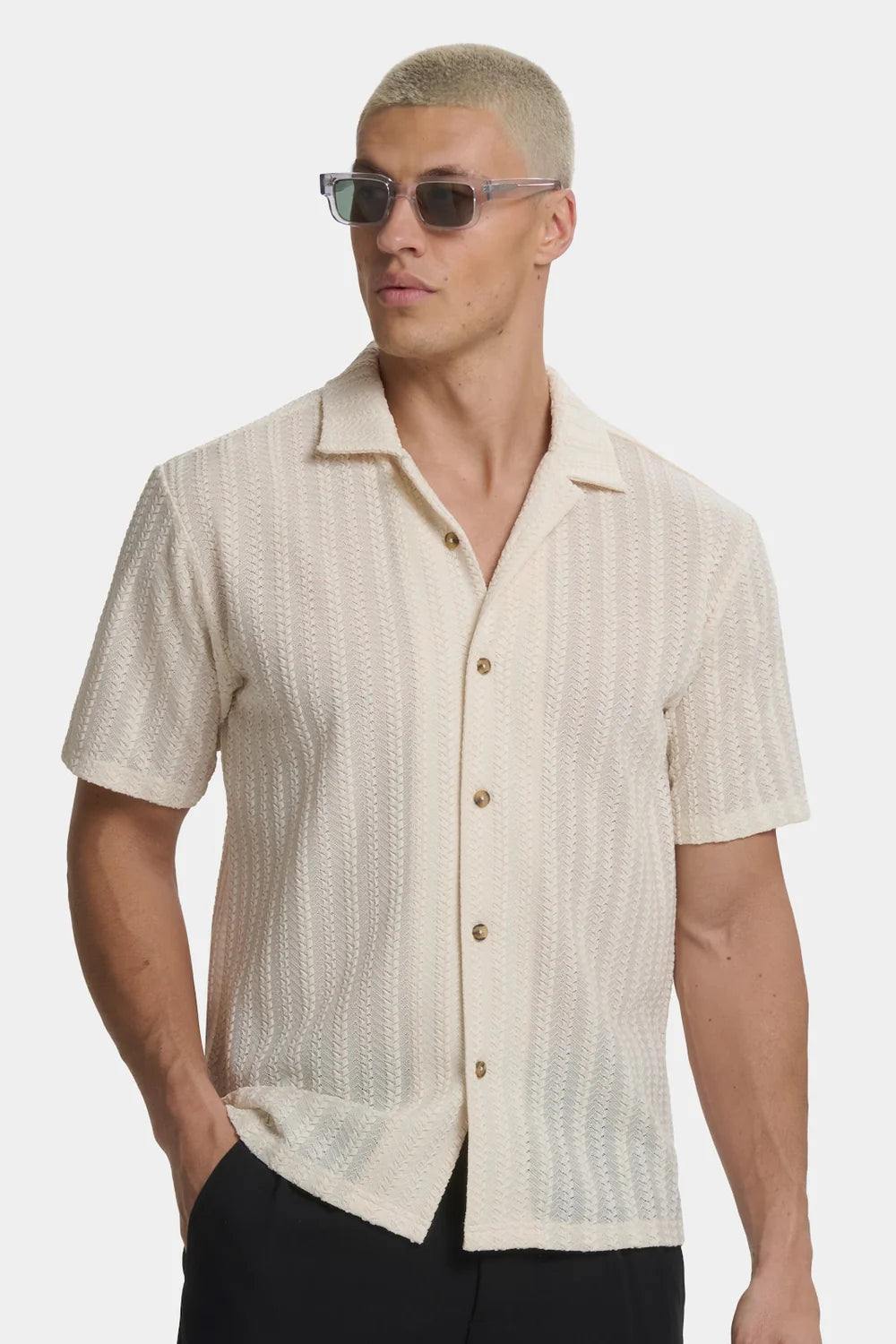 THE TRECCIA WHITE SHIRT