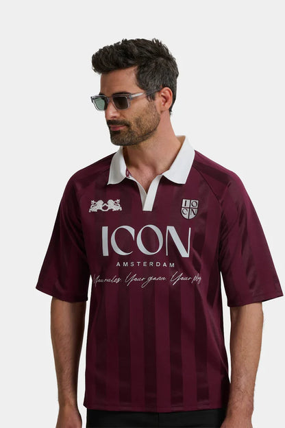 THE PREMIER FOOTBALL MAROON SHIRT