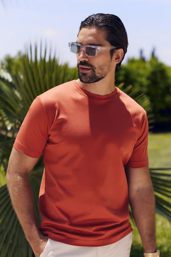 THE DESIO SLIM RED BRICK T-SHIRT
