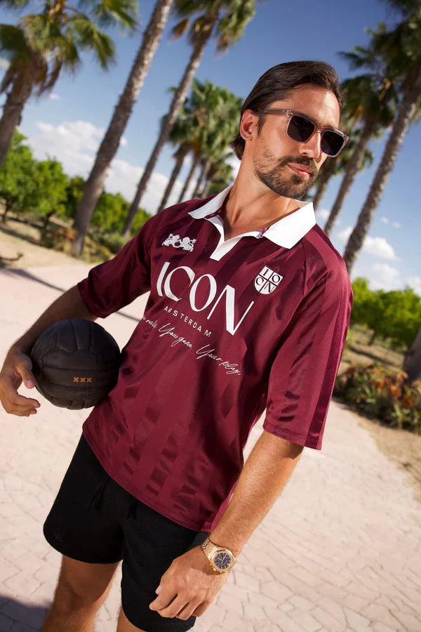 THE PREMIER FOOTBALL MAROON SHIRT