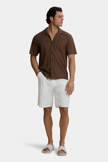 THE TRECCIA BROWN SHIRT