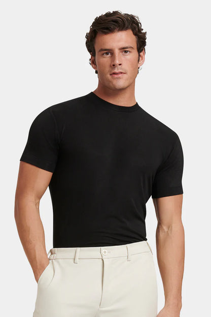 THE VERDE SLIM BLACK T-SHIRT