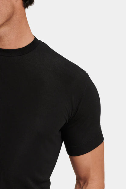 THE VERDE SLIM BLACK T-SHIRT