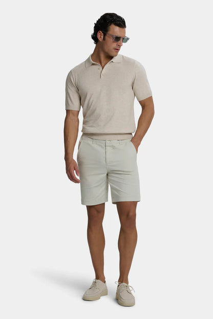 THE SANTONI OAT MILK MELANGE SHIRT