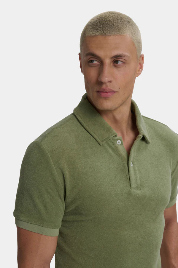 THE GIA OLIVE GREEN SHIRT