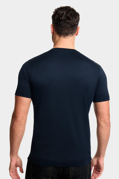 THE DESIO SLIM NAVY BLUE T-SHIRT