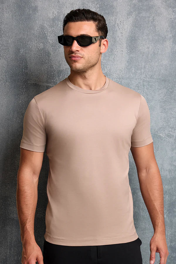 THE DESIO SLIM MOCHA T-SHIRT